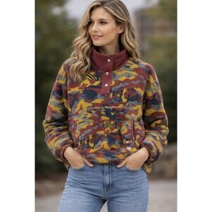 The North Face Women's Cragmont 1/4 Snap Fleece Pullover Sherpa Teddy Size Large